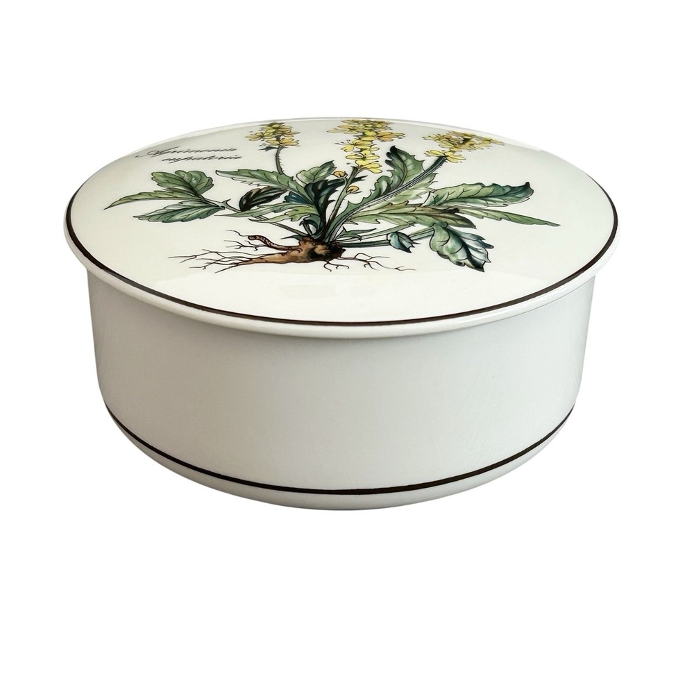 Villeroy & Boch Botanica Trinket Box Agrimonia Eupatoria Agrimony‎ Porcelain